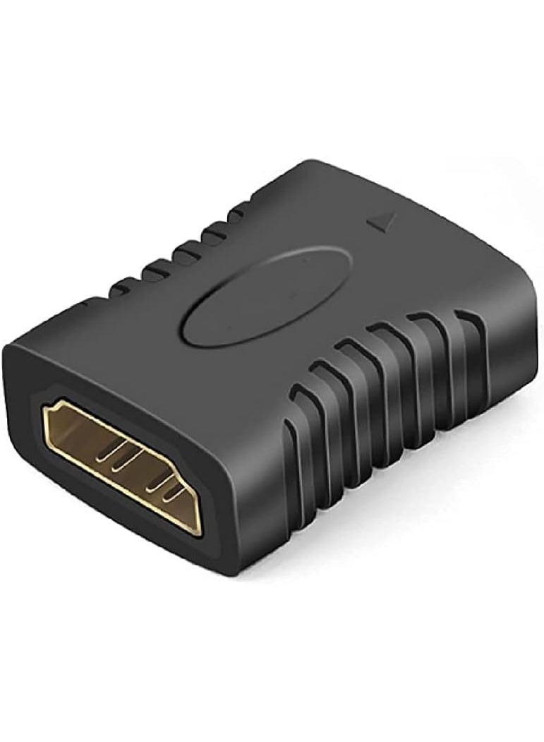 Salab HDMI Female to Female Coupler Joiner Gender Changer Extender Connector HDMI Connector (Black) - Image 1